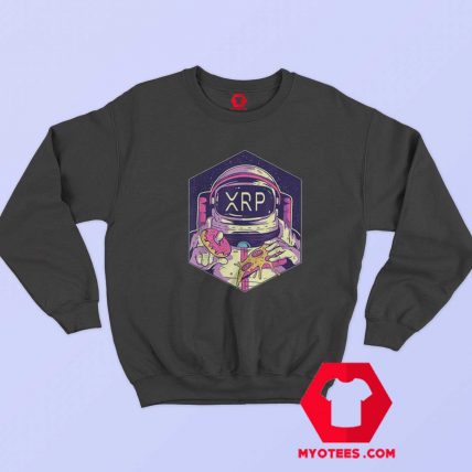 XRP Crypto Currency To The Moon Astronaut Sweatshirt