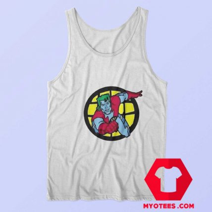 Cartoon Captain Planet 90s Top Vintage Tank Top