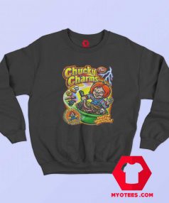 Chucky Charm Horror Movie Cereal Parody Sweatshirt