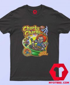 Chucky Charm Horror Movie Cereal Parody T Shirt