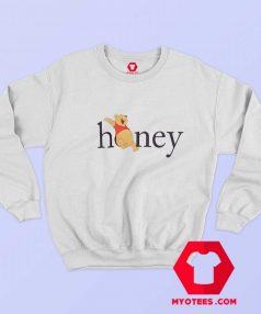 Cute Disney Winnie the Pooh Honey Logo Sweatshirt