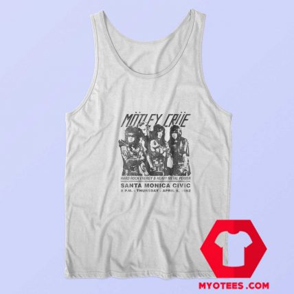 Motley Crue Santa Monica Civic Auditorium Tank Top