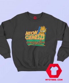 Neon Genesis Evangelion Garfield Memes Sweatshirt 1