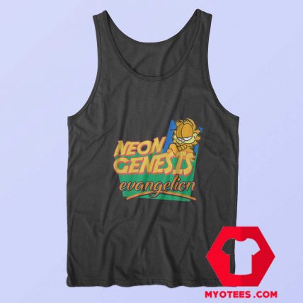 Neon Genesis Evangelion Garfield Memes Tank Top