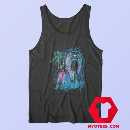 Pink Floyd The Wall Neon Blacklight Glows Tank Top