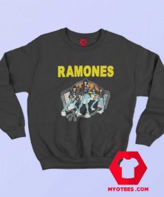 Ramones Cartoon Road To Ruin Album Sweatshirt