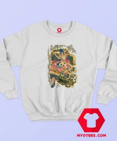 Retro Maglietta Arti Marziali Samurai Japan Sweatshirt