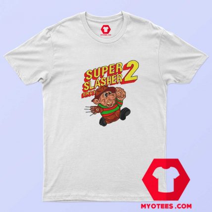 Super Mario Bros Freddy Krueger Parody T Shirt