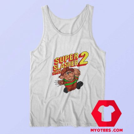 Super Mario Bros Freddy Krueger Parody Tank Top