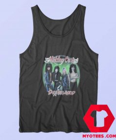 Vintage Motley Crue Green Circle Official Tank Top