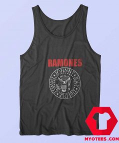 Vintage Ramones Red Logo Presidential Seal Tank Top