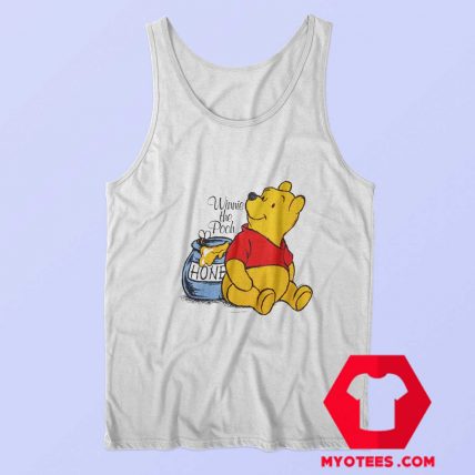 Vintage Winnie The Pooh Disney Cartoon Tank Top