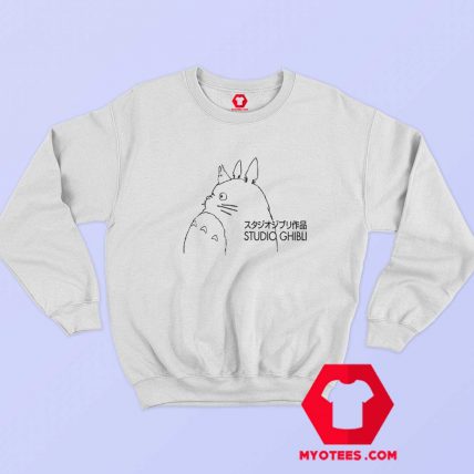 Cute Totoro Studio Ghibli Logo Unisex Sweatshirt