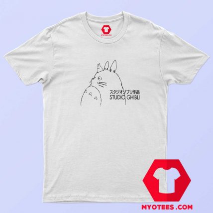 Cute Totoro Studio Ghibli Logo Unisex T Shirt