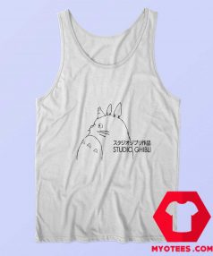 Cute Totoro Studio Ghibli Logo Unisex Tank Top