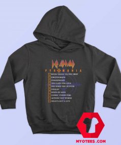 Def Leppard Pyromania Tracklist Unisex Hoodie