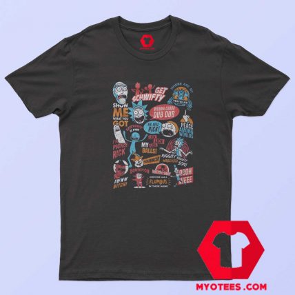 Infographic Rick And Morty Official Unisex T Shirt