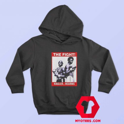 M Hagler Vs Tommy Hearns Retro Boxing Hoodie