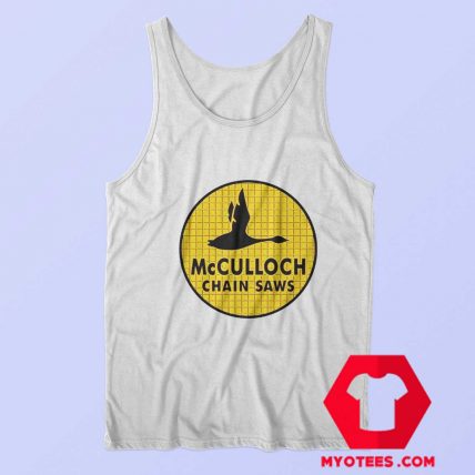 McCulloch Chain Saws Vintage Ringer Tank Top