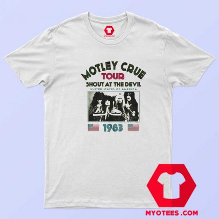 Motley Crue Tour Shout At The Devil 1983 T Shirt