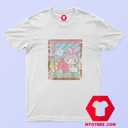 My Melody Strawberry Picking Farm Unisex T Shirt