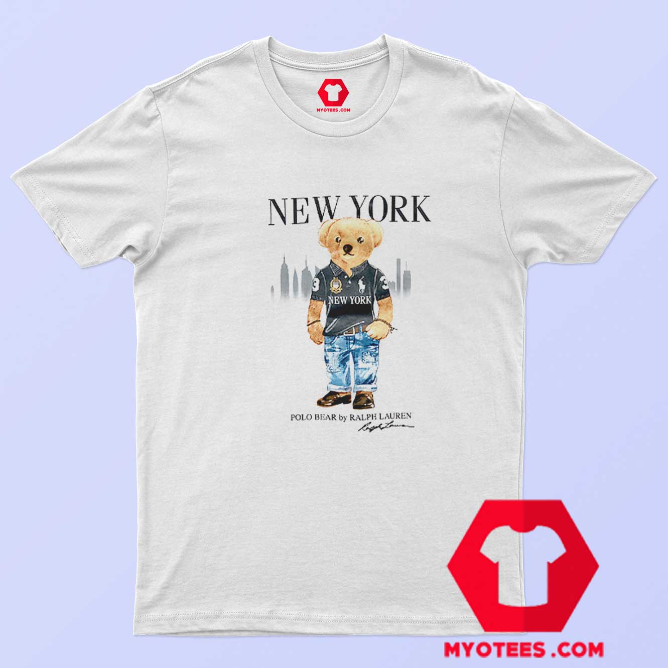 Polo Bear Ralph Lauren New York Unisex T-Shirt On Sale