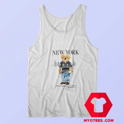 Polo Bear Ralph Lauren New York Unisex Tank Top