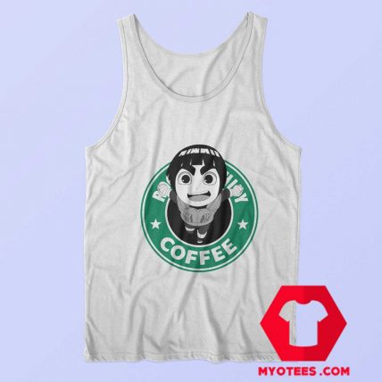 Starbucks Funny Parody Rock Lee Naruto Tank Top