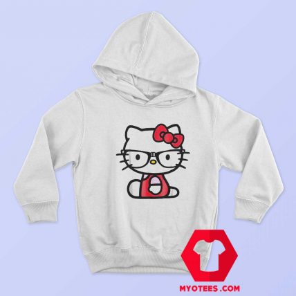 Vintage Hello Kitty Nerd Glasses Unisex Hoodie