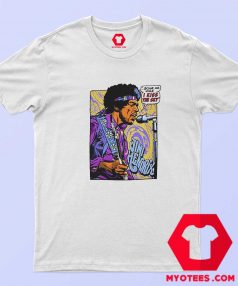 Vintage Jimi Hendrix Pop Art I Kiss The Sky T Shirt