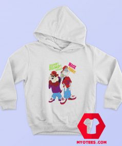 Bugs Bunny and Taz Urban 90s Hip Hop Hoodie