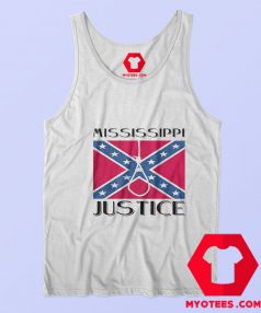 Confederate Flag Mississippi Justice Unisex Tank Top