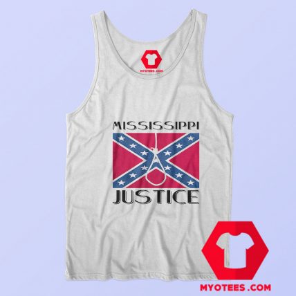 Confederate Flag Mississippi Justice Unisex Tank Top