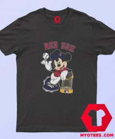 Cute Mickey Mouse Boston Red Sox T Shirt