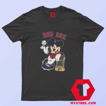 Cute Mickey Mouse Boston Red Sox T Shirt