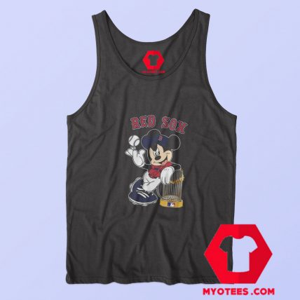 Cute Mickey Mouse Boston Red Sox Tank Top