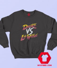 Drake vs Lil Wayne Tour Street Fighter Sweatshirt