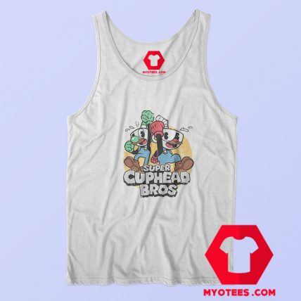 Funny Duo Super Cuphead Bros Unisex Tank Top