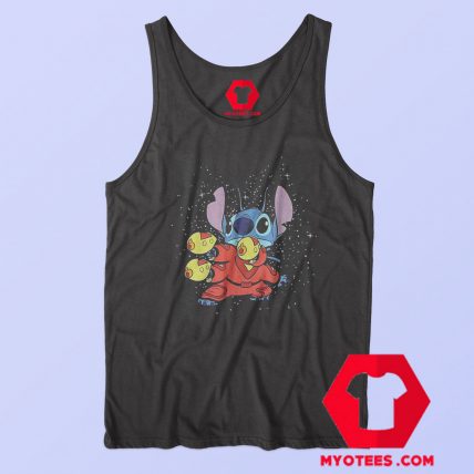 Funny Lilo And Stitch Kungfu Style Unisex Tank Top