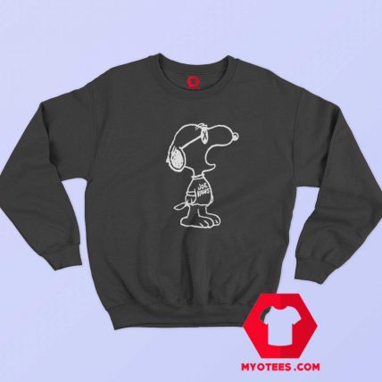 Funny Snoopy Peanuts Joe Kaws Yawn Sweatshirt