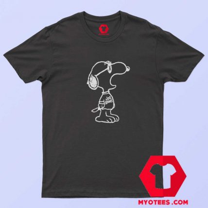 Funny Snoopy Peanuts Joe Kaws Yawn T Shirt 1