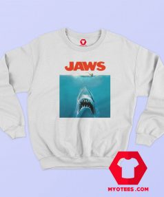 Jaws Shark Original Movie Vintage Poster Sweatshirt