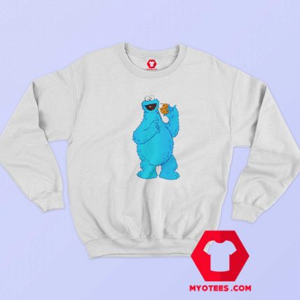 KAWS Sesame Street Cookie Monster Sweatshirt