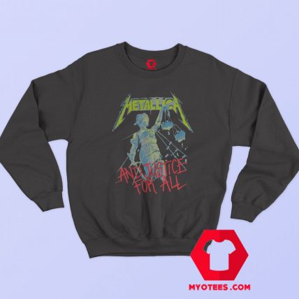 Metallica Justice For All Hammer Vintage Sweatshirt