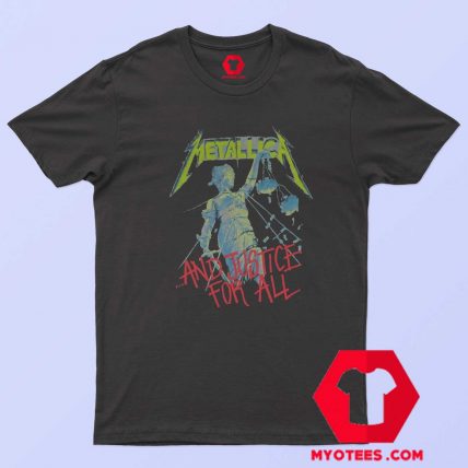 Metallica Justice For All Hammer Vintage T Shirt