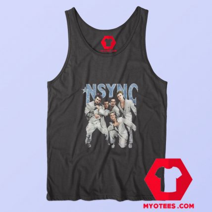 NSYNC Silver Suits Justin Timberlake Tank Top