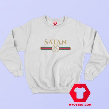 Satan Gucci Parody Graphic Unisex Sweatshirt