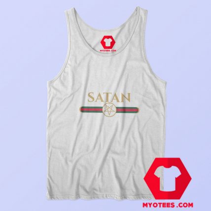 Satan Gucci Parody Graphic Unisex Tank Top