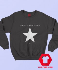 Stone Temple Pilots Black No. 4 Star Unisex Sweatshirt