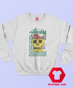 Stussy Smokin Skull Retro Unisex Sweatshirt